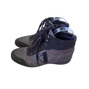 Valleverde High Top Suede Italian Shoes Size 40 US 7M 10W